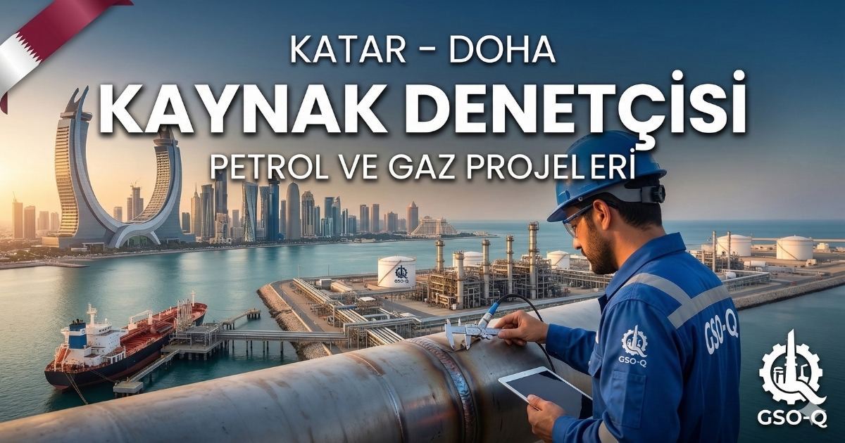 Katar Doha’da Kaynak Denetçisi Alımı | Petrol ve Gaz Projeleri | E-posta Başvuru