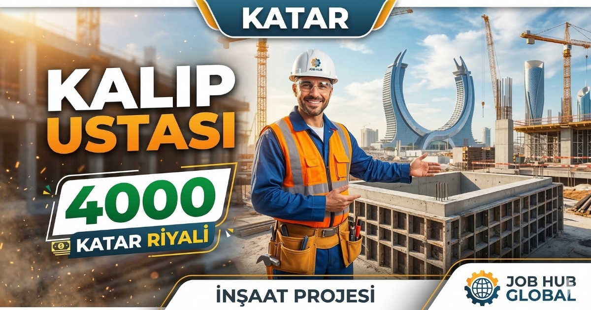 Katar Doha’da Kalıp Ustası Alımı | Maaş: 4000 Katar Riyali | E-posta ve WhatsApp ile Başvuru