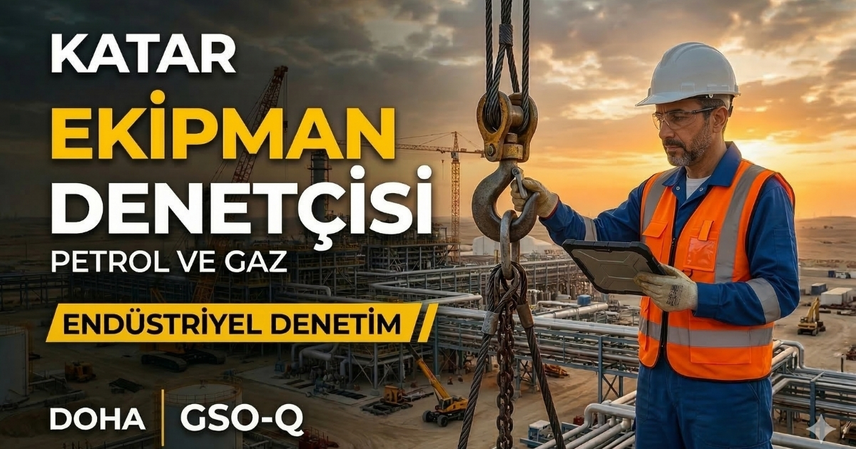 Katar Doha’da Ekipman Denetçisi Alımı | Petrol ve Gaz Sektörü | E-posta ile Hemen Başvur