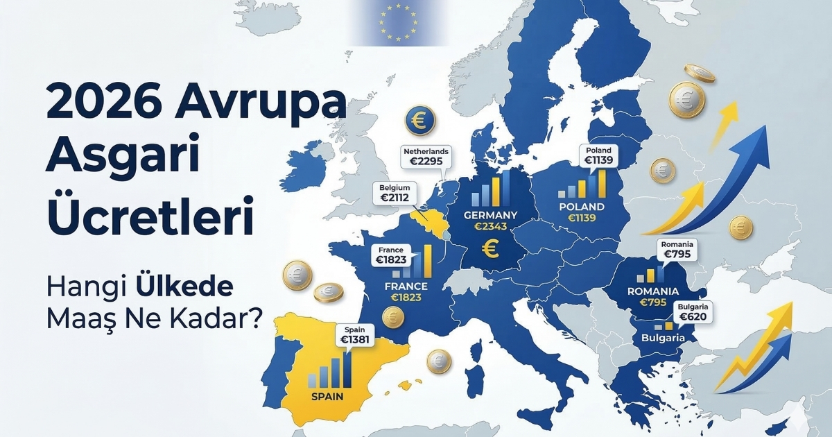 2026 Avrupa Asgari Ücretleri Açıklandı: Hangi Ülkede Ne Kadar?